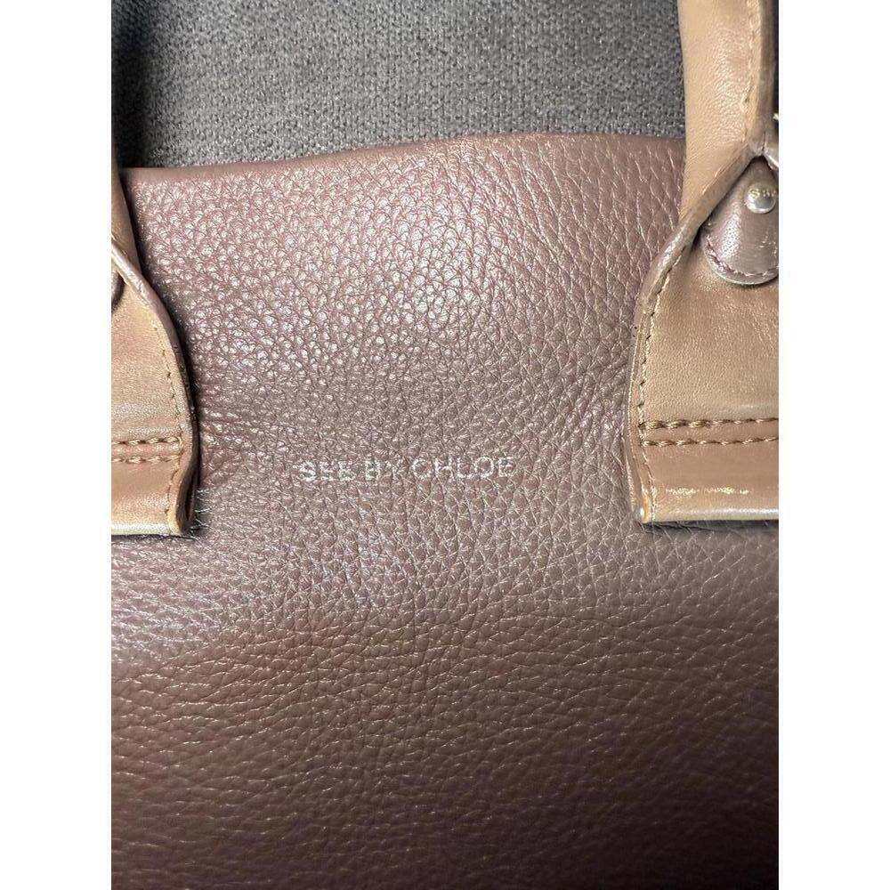 See By Chloé Brown Leather Tote Bag - Picture 5 of 7